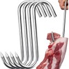 12 mm Heavy Duty Meat Hooks,10 in Stainless Steel Meat