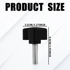 KUQUTIDY Hard Top Bolts, Thumb Screws Nuts Kit for Jeep Wrangler, Quick Removal Fastener Tool Kit for Jeep Wrangler YJ TJ JK JKU Sports Sahara Freedom Rubicon X & Unlimited X 2/4 Door, Car Accessories