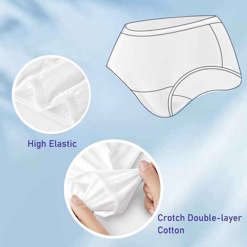 Fenanrior Soft & Breathable Disposable Underwear for Women Perfect for