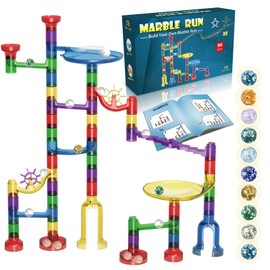Creative Marble Run Set - Educational STEM Toy for Kids - Safe, Durable and Easy-to-Assemble Building Blocks with Endless Fun