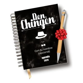 Agenda Don Chingón Con Nombre - Diaria, Metas, Hábitos Etc.