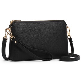 GAEKEAO Crossbody Bags for Women RFID Blocking Leather Cross Body Bag Purses Women's Crossbody Handbags with Wristlet Strap