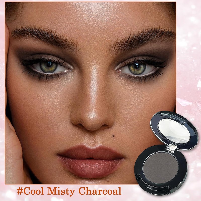 Matte Grey Eyeshadow – High Pigmented Cold Tone Single Shadow