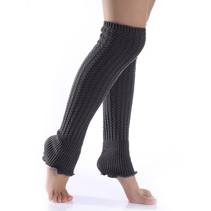 aoozleny Women Girls Leg Warmers with Ruffles, Knitted Boots Cuff