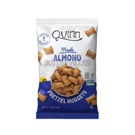 Quinn Maple Almond Butter Filled Pretzel Nuggets, 5oz Bag