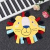 Infant Pillow Cartoon Animal Doll Soothing Baby Comforting Plush Rattle