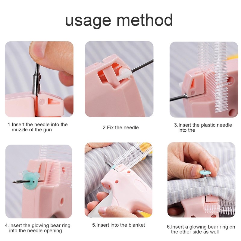 0XBIT Stitchy Gun Labelling Machines with 1100 Plastic Needles and
