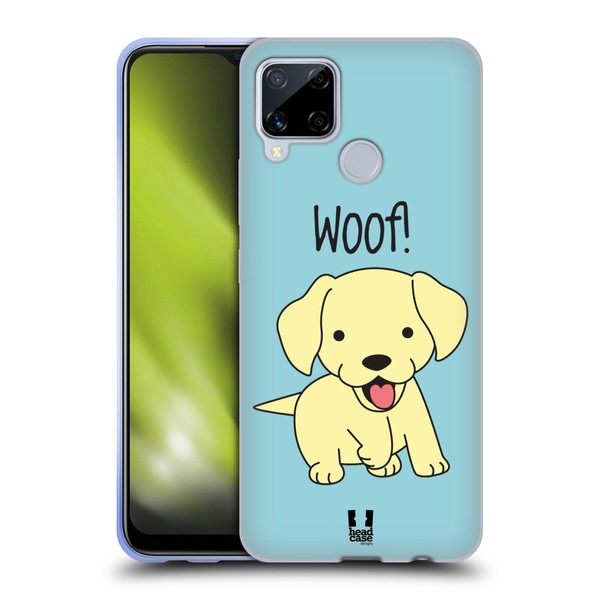 Head Case Designs Gelb Labrador Zufriedene Welpen Soft Gel Handyhülle