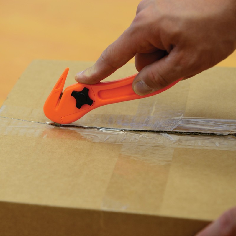 Silverline Safety Box Cutter/Film Slitter - High Visibility Package Opener