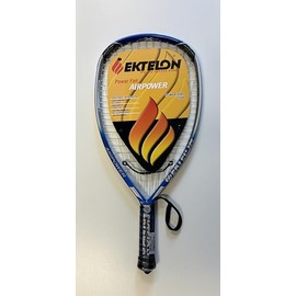 Ektelon Airpower 1500 Triple Threat Tungsten Racquetball Racquet, Grip SS, Silver/Blue