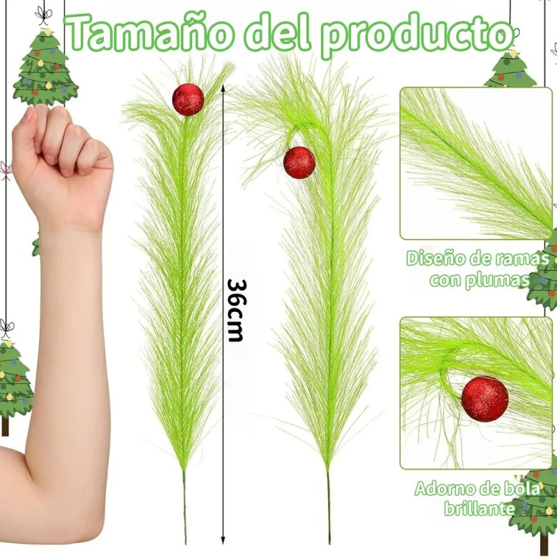 10pcs Adornos Para El Árbol De Navidad