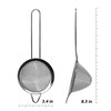 Makerstep 304 Stainless Steel Fine Mesh Strainers for Kitchen. Food