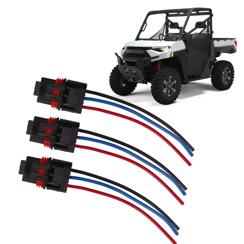 6Pcs Pulse Power Plug Pigtail Connector Compatible with Ranger XP