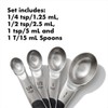 OXO Good Grips 4 Piece Stainless Steel Measuring Spoons with