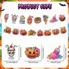 YVAINE Summer Halloween Banner, 4PCS Funny Hawaii Skeleton Novelty Halloween