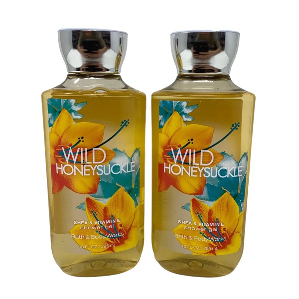 Bath & Body Works Wild Honeysuckle Shower Gel 10 Oz SET of TWO