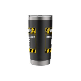 Warning May Start Talking About Home Automation Smart Home Stainless Steel Insulated Tumbler