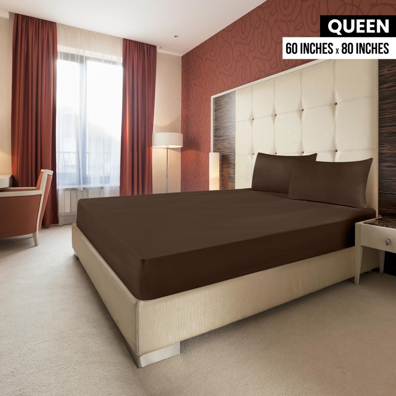 Utopia Bedding Queen Fitted Sheet - Bottom Sheet - Deep