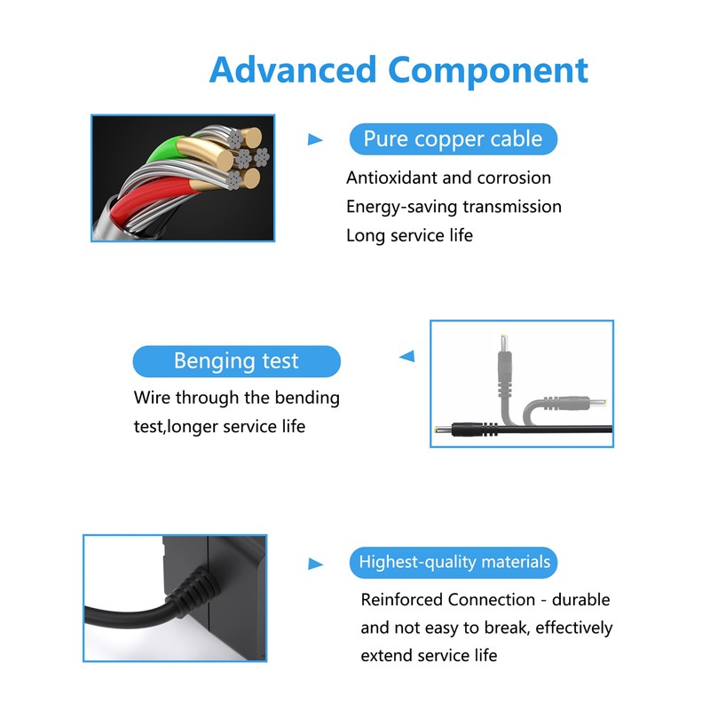 12V Power Cord for LitterMaid LM680C LM980 P-70016, Replacment for