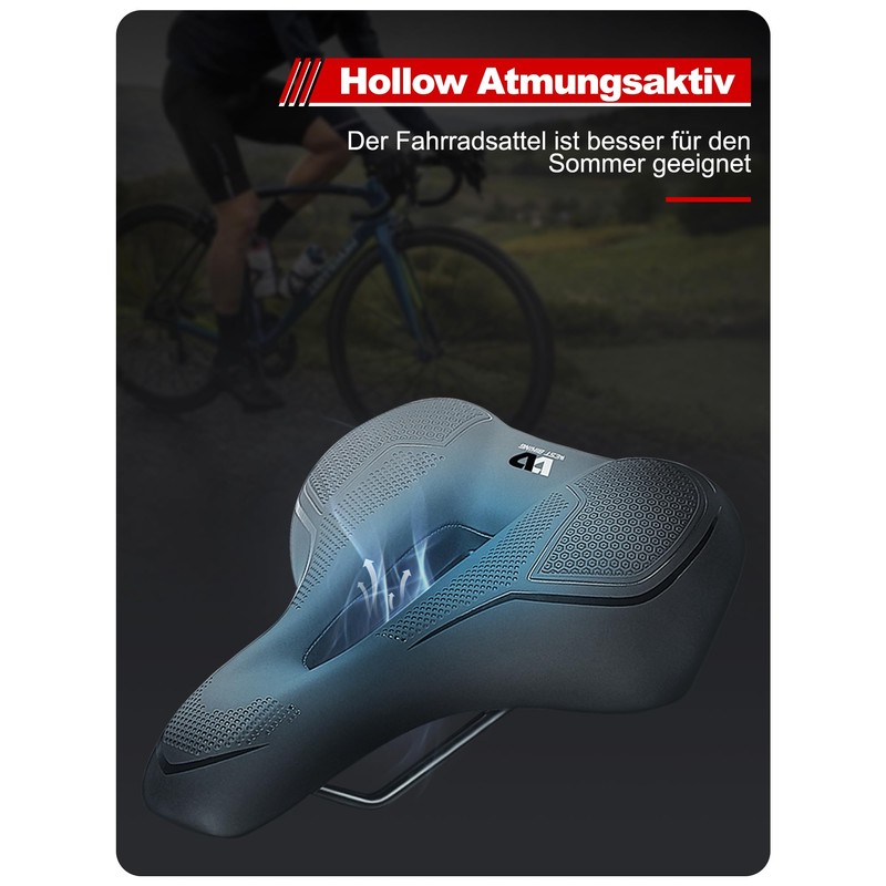 PRMHOOT Bike Seat Cover for Men Women mit Memory Foam,