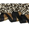 sourcing map Women's Animal Print Leopard Rhombus Scarf Neckerchief, Earthy