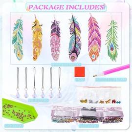 Supchamp Craft Set Girls 6 7 8 9 10 11 12 Years - Diamond Painting Bookmark Birthday Gifts for Children Adults - Creative DIY Mosaic Sets Art Easter Gifts Birthday Toy from 6-12 Years