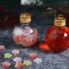 Operitacx Booze Ball Ornaments, Clear Christmas Baubles, Pack of 10,