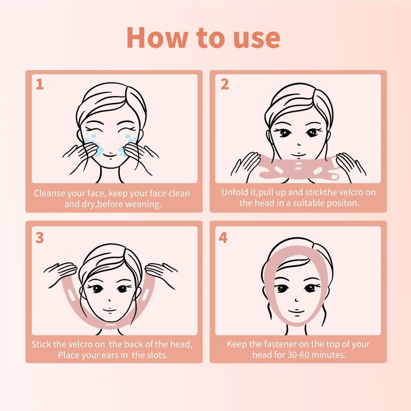 Chin Strap for Sleeping, Reusable Double Chin Reducer Eliminator for