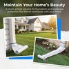 VelTherm Automatic Roll-Out Downspout Extension, 46" Rain Gutter Downspout Extension,