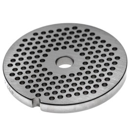 vhbw Lochscheibe Gr. 32 kompatibel mit Porkert Fleischwolf - Lochdurchmesser 4,5mm, 13,4mm Bohrung, Edelstahl