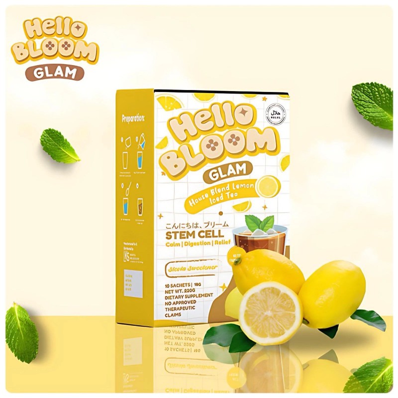 Hello Bloom Glam House Blend Lemon Iced Tea by Kiray