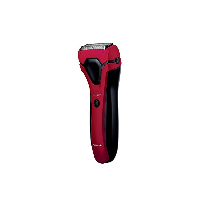 Panasonic Men's Shaver, 3 Blades, Shower Friendly, Red ES-RL15-R