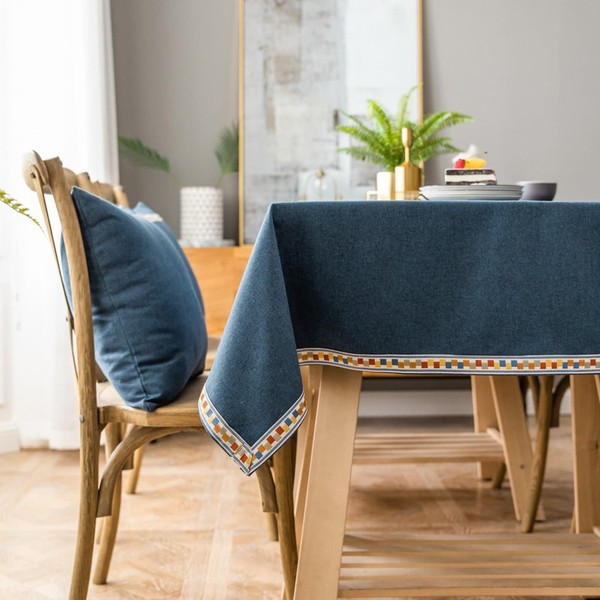 Homxi Rectangular Outdoor Tablecloth 130 W x 180 L cm,