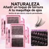 Kit De Extensión De Pestañas Postizas Naturales De 30d50d
