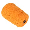 Tufting Yarn Orange 437yd Long 0.2in Wide Shrink Resistant Cotton