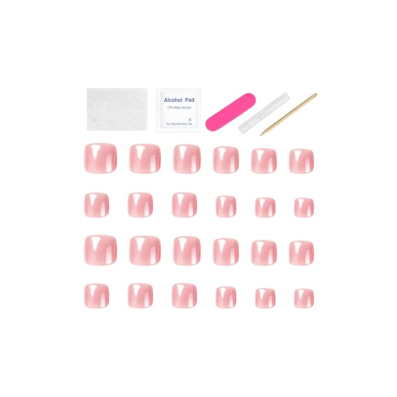 False Nail Grande 24pcs U?as Postizas Pies