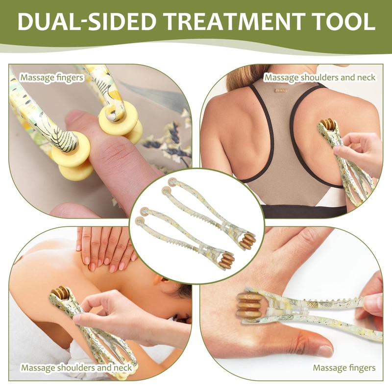 2 Finger Flow Arthrose Massage, Arthrose Finger Handmassagegerät,Lindert Fingerschmerzen und