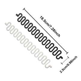 2Pcs Hair Knitting Tool Fashion French Hair Styling Clip Twist Braid Hair Knitting Tool,Hair Braiding Tool Plait Hair Braider Braiding Tool Roller Bun DIY Hair Styling Accessories for Women Girls