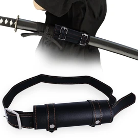 Nizirioo Katana Sword Holder with 105 cm Belt, Robust Belt for Comfortable Carry, Perfect Cosplay and Samurai Enthusiasts, Accessory for Reenactments, High-Quality Accessory for Samurai Fans