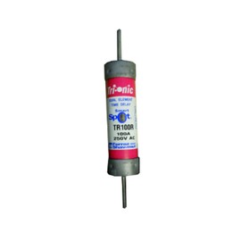 Ferraz Shamut/Mersen TR100R Ferraz Shamwut/Mersen TR-100R, 100 Amp (100A) 250V Fusetron Dual Element Time-Delay Current Limiting Class RK5 Fuse, UL Listed, Color