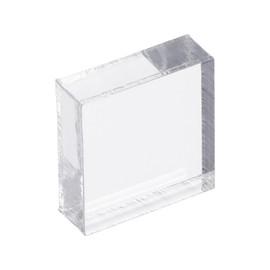 PATIKIL Acrylic Stamp Block, 1 Pack Clear Stamping Block with Grid Lines Decorative Mounting Blocks Set Square for Scrapbooking DIY Craft Card Making