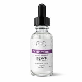 V-Hidrafirm Sérum Hidratante Reafirmante con Ácido Hialurónico, Colágeno y Elastina, 30ml Línea profesional. Uso en casa o en cabina spa como complemento en faciales profesionales.