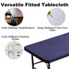 Viiamacki Rectangle Spandex 6 FT Fitted Tablecloth, Elastic Folding Picnic