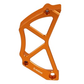 NICECNC Orange Black Engine Sprocket Cover Chain Protector Cap Compatible with 890 Duke 2021-2023, 890 Adventure 2021-2023, 790 Adventure S 2019-2023, Replacement for 64103996000, See Fitments