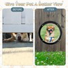Hamiledyi Dog Fence Window, 12.4" Acrylic Dome Window Clear Bubble