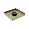 Antrader Square Shower Flange Cover,2Pcs 3.5 Inch Large Shower Arm