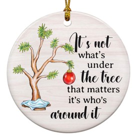 Christmas Ornaments 2024, Ceramic Ornaments for Christmas Tree, Christmas Decor Gifts for Women, Men, Christmas Vacation Ornament for Family, Sister, Friends, Meaningful Christmas Ornaments