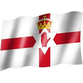 Northern Ireland Flag Flag State or Flag / Hissflagge with Eyelets 150 x 90 CM-Very good quality