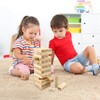 PIWOSGOL Wooden Wobble Tower 48 Building Blocks for Stacking, Stacking