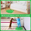 Yamepuia Frog Bathroom Rug, Bath Mat, Green, Cute, Non-Slip, Washable